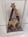Sapin en chocolat avec boules de Nol fourres 